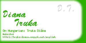 diana truka business card